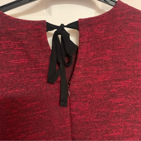 Soft size 12 Red Tweed Shift Dress Ribbon - Picture 9 of 15